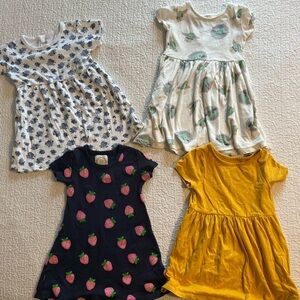 Babygirl Dress Bundle Beaufort Bonnet Size 3T Strawberry print